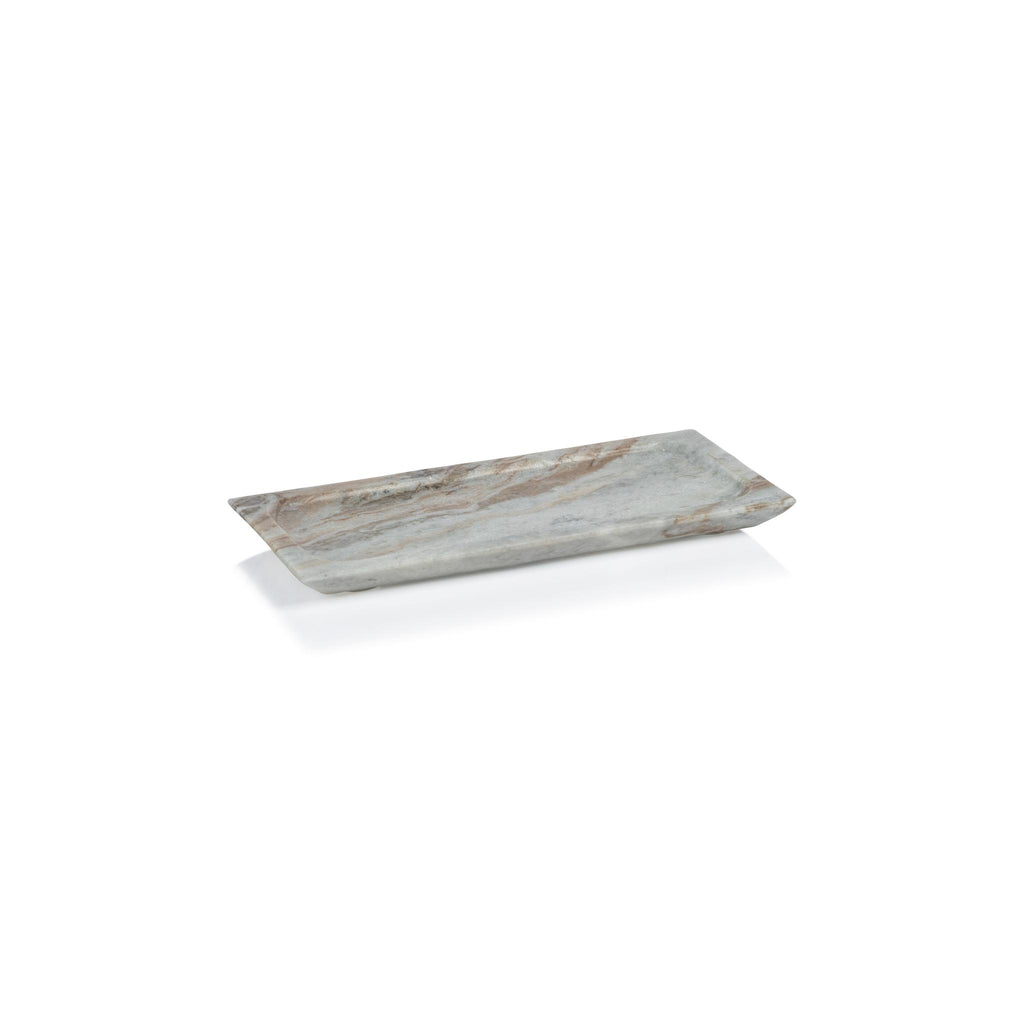 Zodax Small Altamura Rectangular Marble Tray