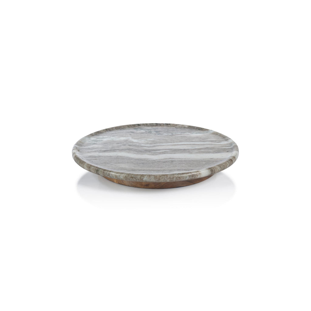 Zodax Small Amasya Regal Marble Lazy Susan