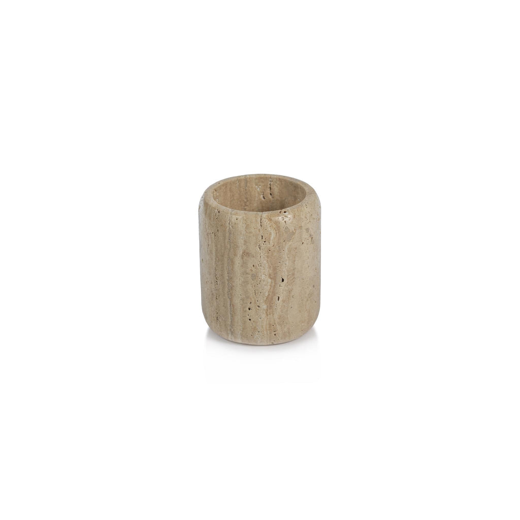 Zodax Scotia Travertine Marble Tumbler