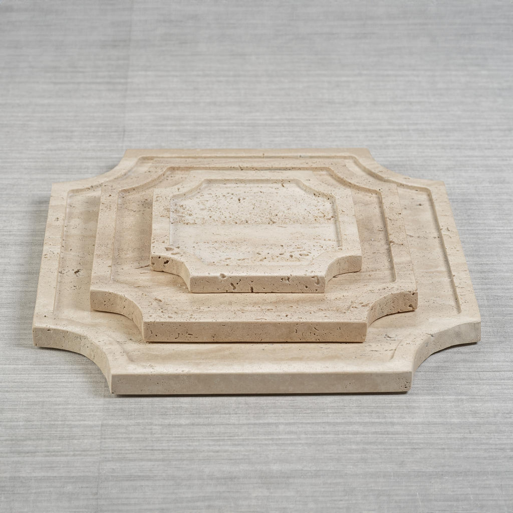 Zodax Large Zahava Travertine Stone Tray