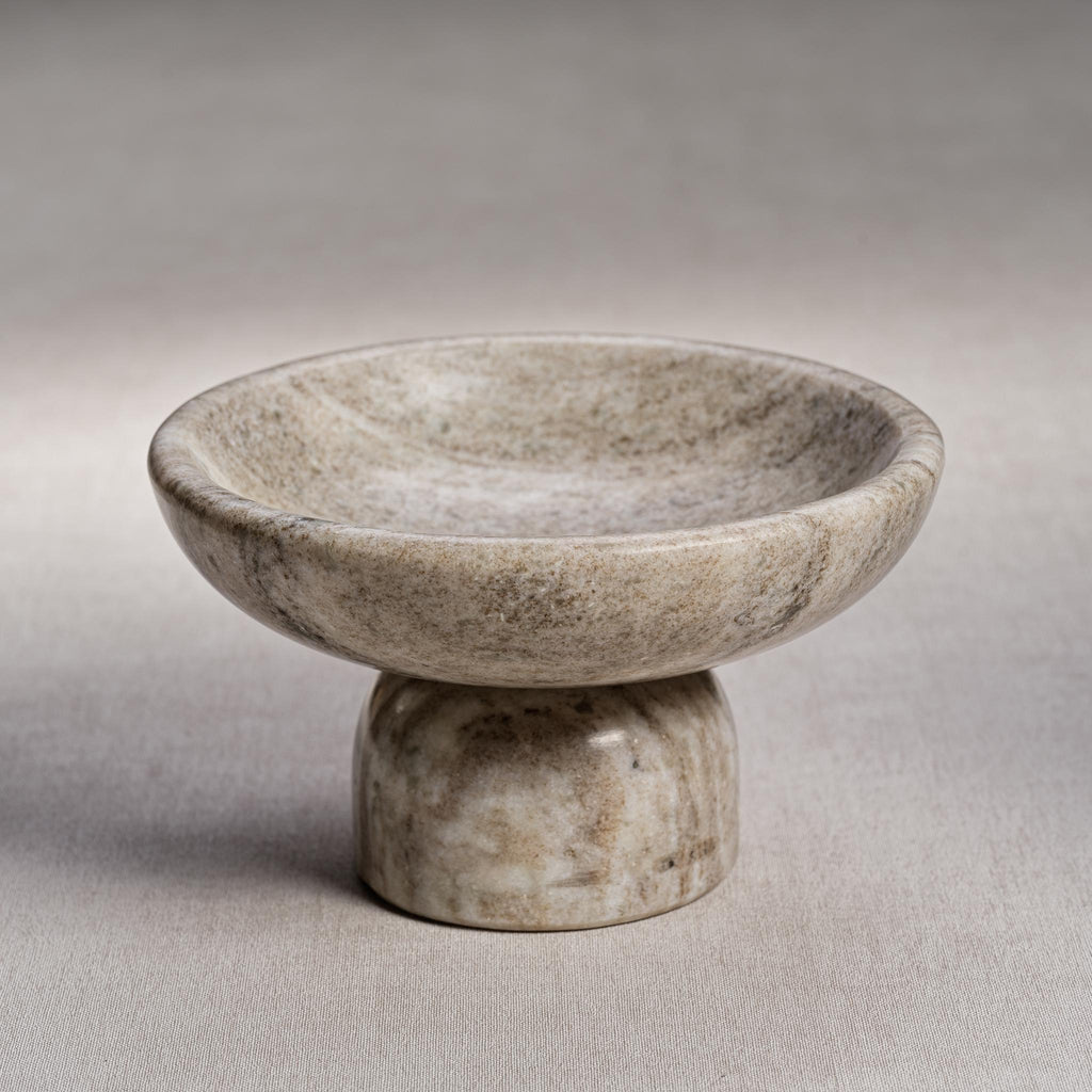 Zodax Hudson Classic Footed Marble Bowl