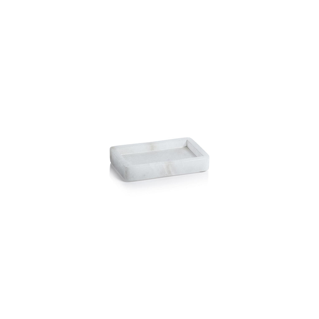 Zodax Cremona Alabaster Rectangular Soap Dish