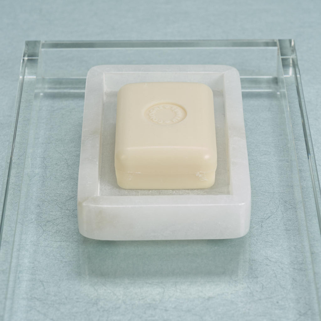 Zodax Cremona Alabaster Rectangular Soap Dish