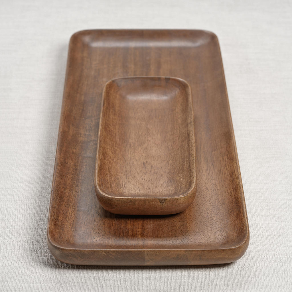 Zodax Large Olbia Handcrafted Mango Oasis Tray