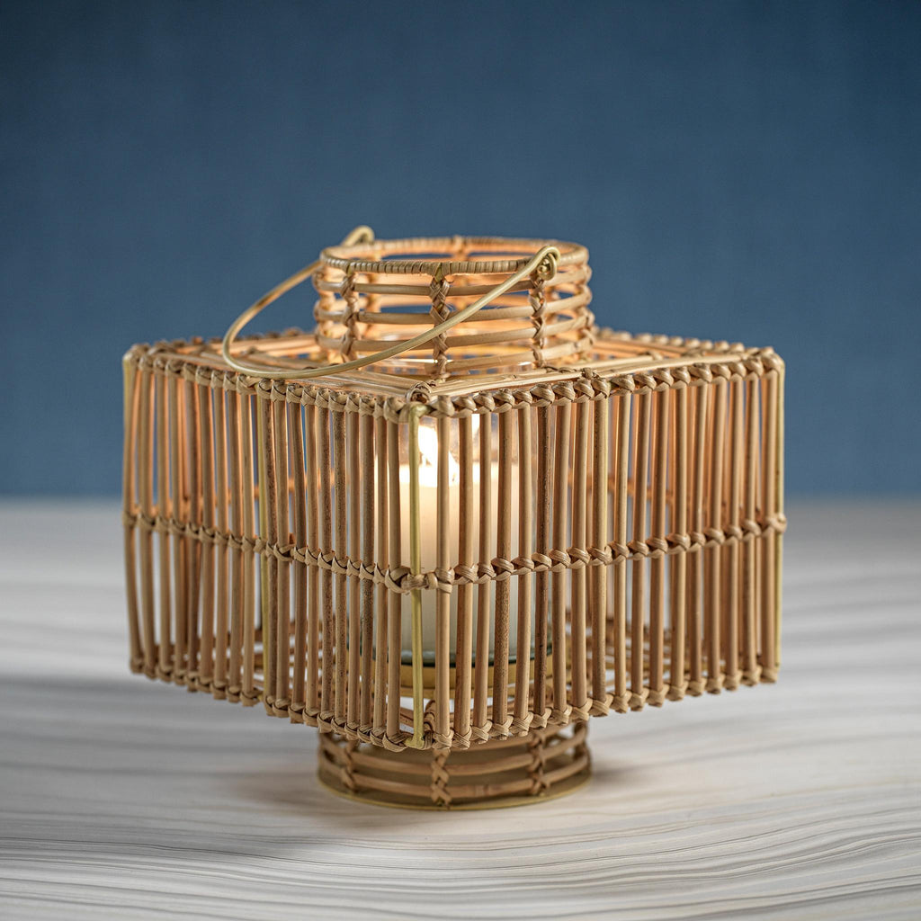 Zodax Bandar Bamboo Decorative Lantern