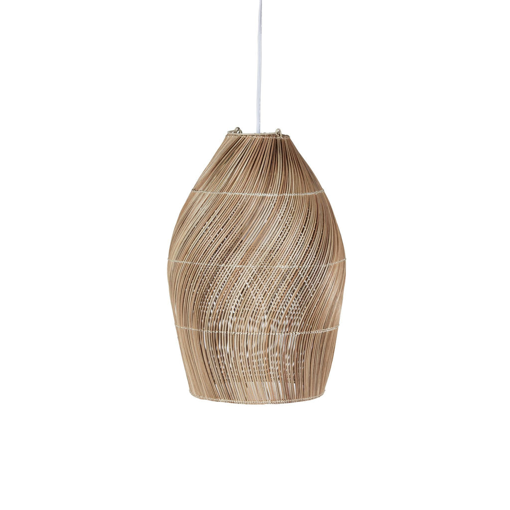 Zodax 14" x 21" Marcel Spiral Rattan Pendant Lamp