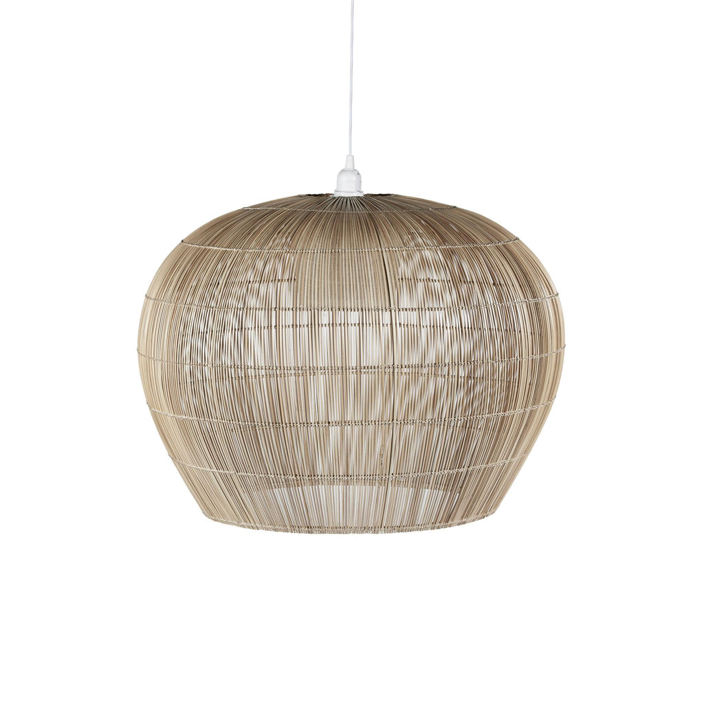 Zodax 25.5" x 18.75" Amora Buri Pendant Lamp w/ Raffia Shade