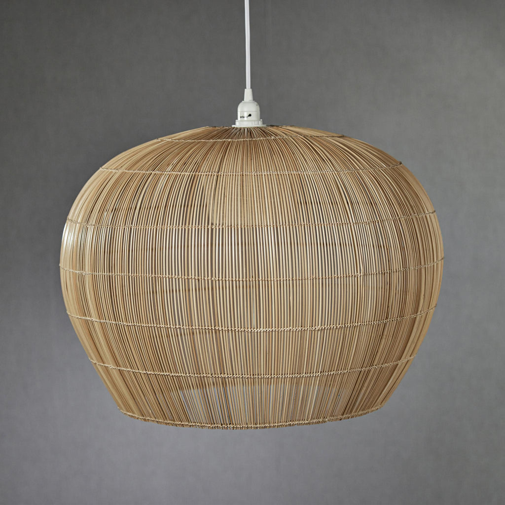 Zodax 25.5" x 18.75" Amora Buri Pendant Lamp w/ Raffia Shade