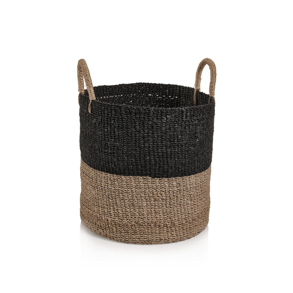 Zodax Batac Two-Tone Abaca Basket