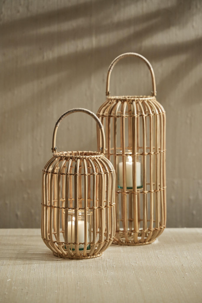 Zodax Large Lamego  Rattan Decorative Lantern