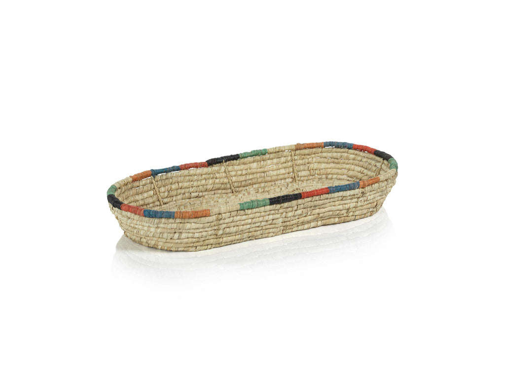 Zodax Oval Bizerte Coiled Raffia Baskets, Set of 2