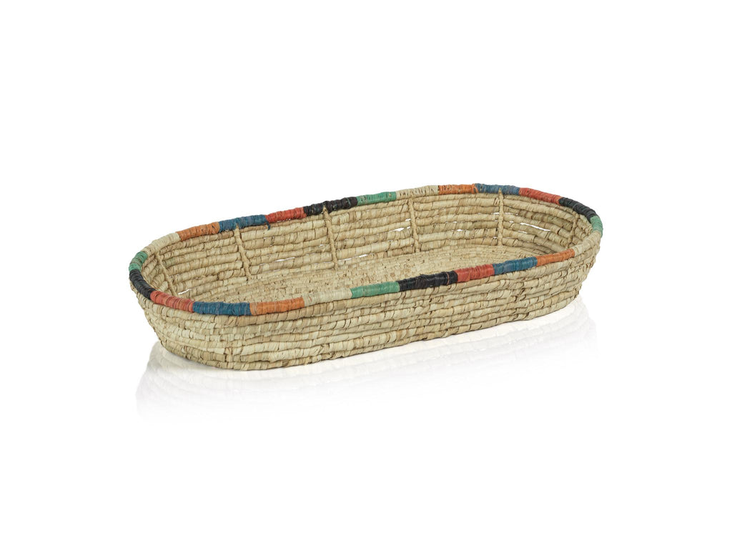 Zodax Oval Bizerte Coiled Raffia Baskets, Set of 2