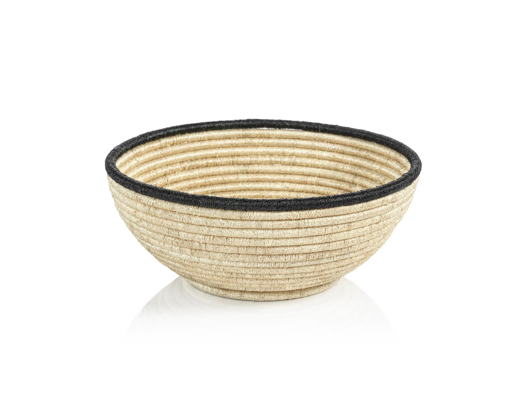 Zodax Large Matera Natural Coiled Abaca Bowl