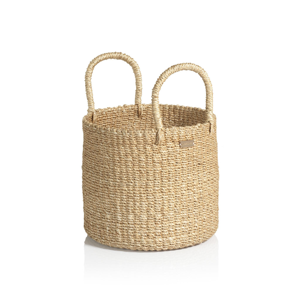 Zodax Lucena 7" Round Abaca Basket