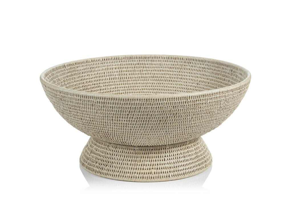 Zodax Surbiton Large Rattan Footed Bowl