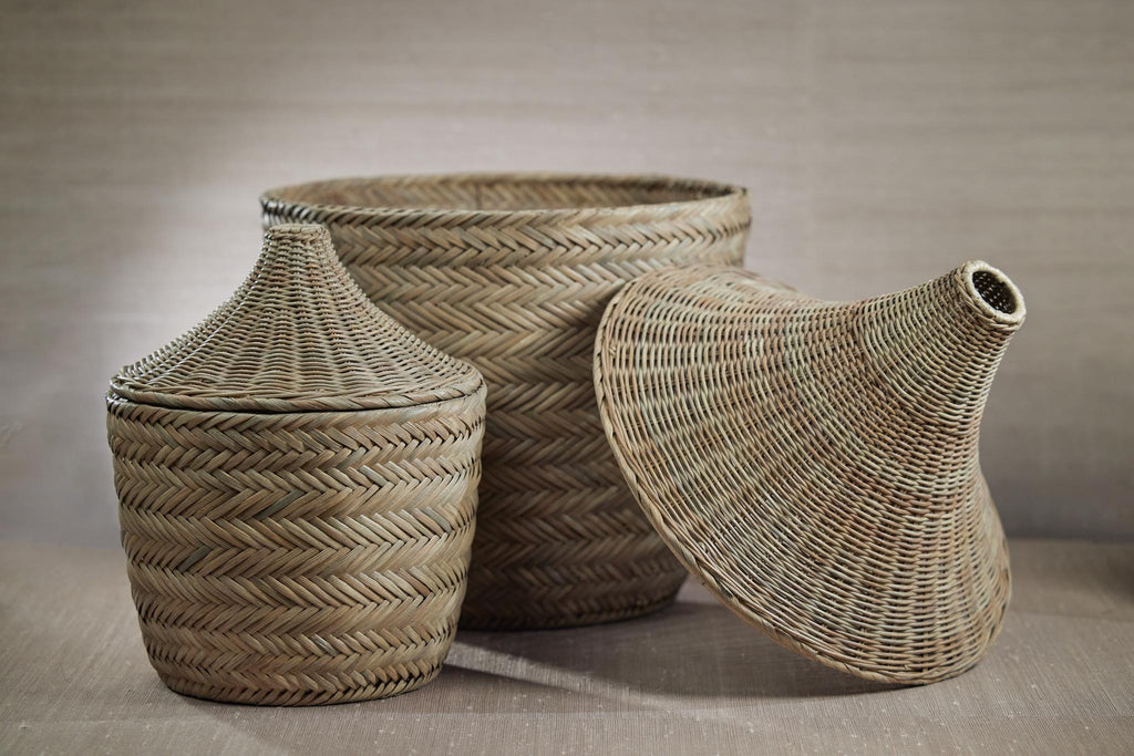 Zodax Zadar Rattan Baskets, Set of 2