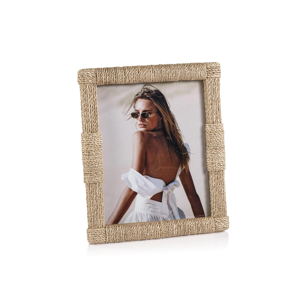 Zodax 8" x 10" Faenza Abaca Rope Photo Frame