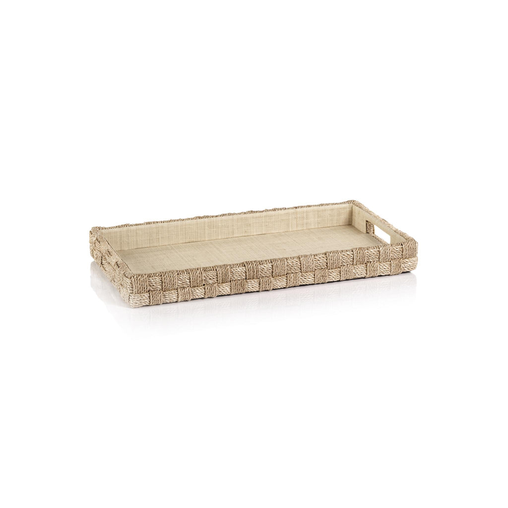 Zodax Medium Faenza Abaca Rope Serving Tray