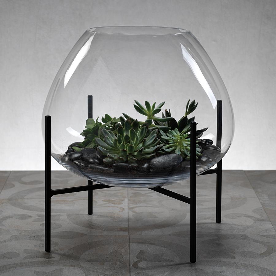 Zodax Bali Terrarium Blown Glass on Stand