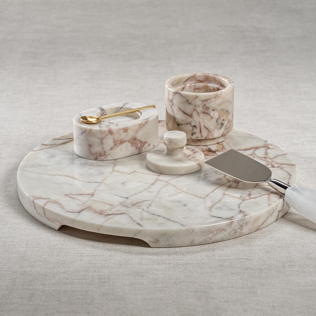 Zodax Rezi Polished Marble Cheese & Charcuterie Board