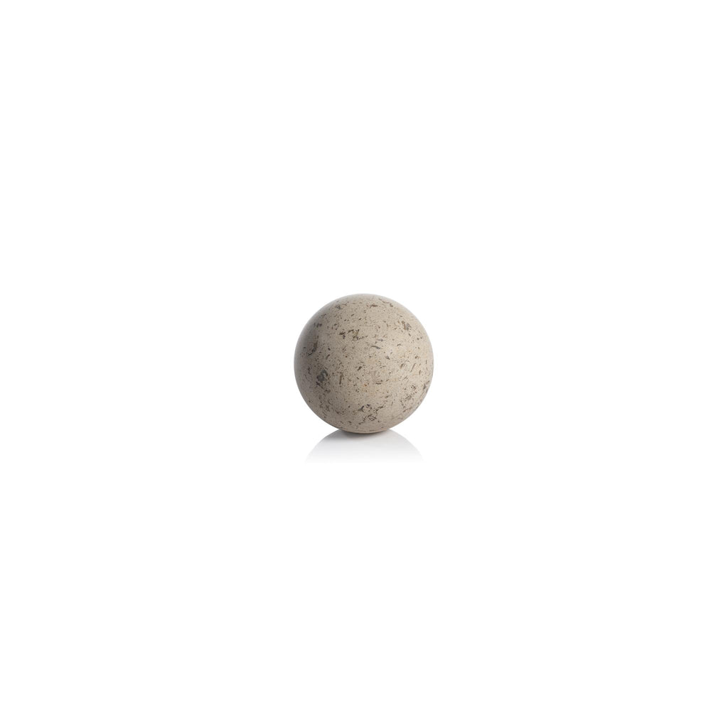 Zodax Small Foru Travertine Stone Fill Ball