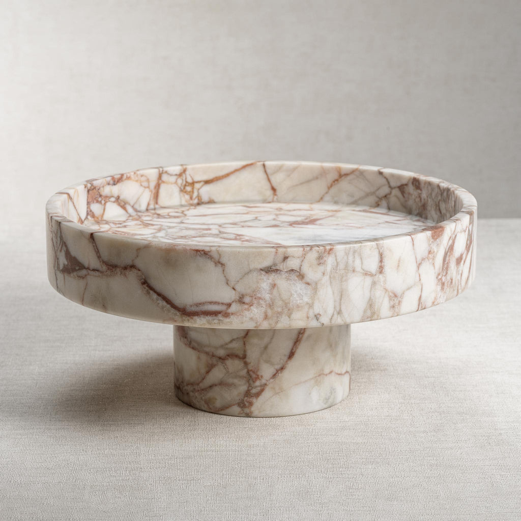 Zodax Rezi Footed Marble Bowl