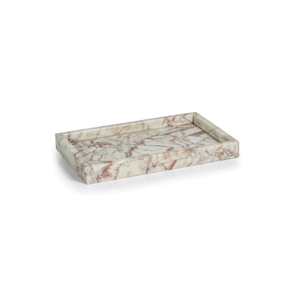 Zodax Small Rezi Rectangular Marble Tray