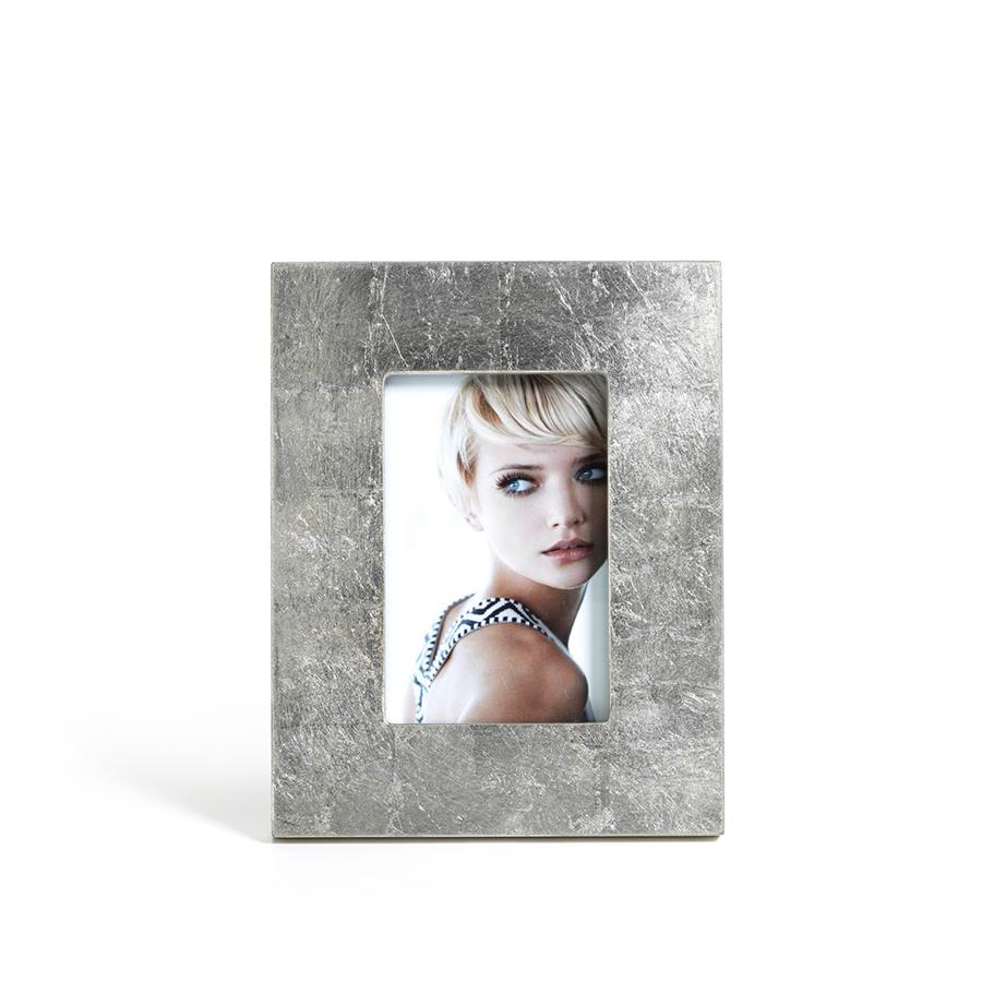 Zodax 4" x 6" Silver Leaf Photo Frame