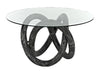 Noir Zaza Dining Table Cinder Black