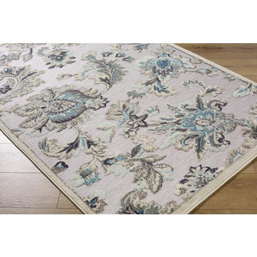 Surya Big Sur BSR-2329 Deep Teal Navy 5'3" x 7'3" Rug