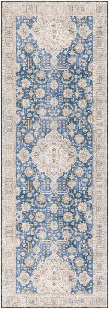 Surya Iris IRS-2320 Blue Light Beige 5' x 7'6" Rug