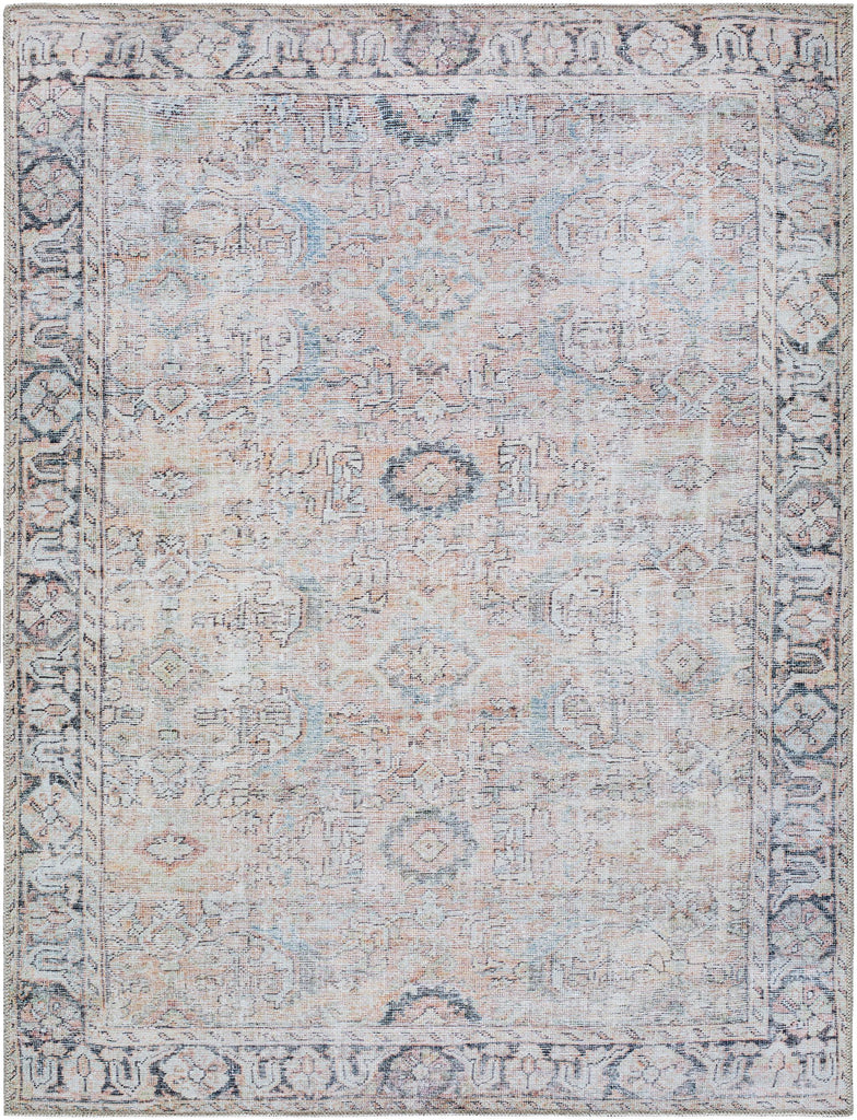 Surya Kemer KMR-2312 Aqua Charcoal 2'7" x 10' Rug