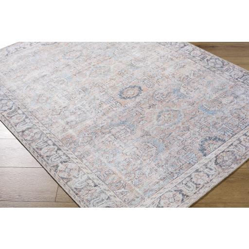 Surya Kemer KMR-2312 Aqua Charcoal 2'7" x 10' Rug