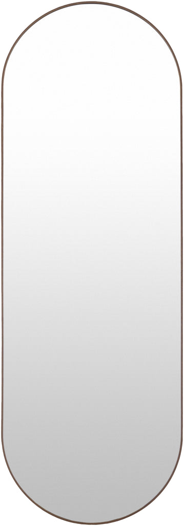 Surya Aranya RAY-059 Dark Brown 65"H x 22"W x 1"D Mirror