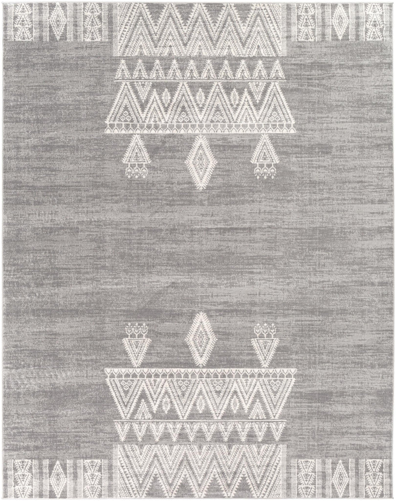 Surya Roma ROM-2324 Charcoal Light Gray 7'10" x 10' Rug