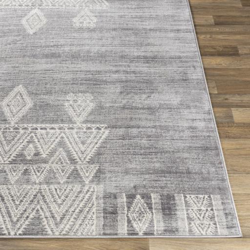 Surya Roma ROM-2324 Charcoal Light Gray 7'10" x 10' Rug