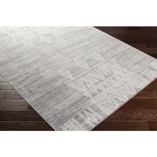 Surya Roma ROM-2324 Charcoal Light Gray 7'10" x 10' Rug