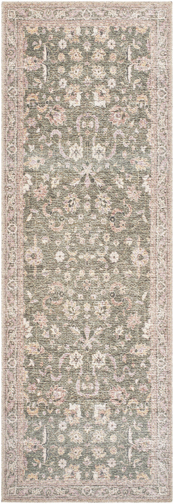 Surya Vinny VNY-2314 Dark Green Orange 2' x 2'11" Rug