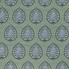 Gaston Y Daniela Palmeta Fondo Verde Upholstery Fabric