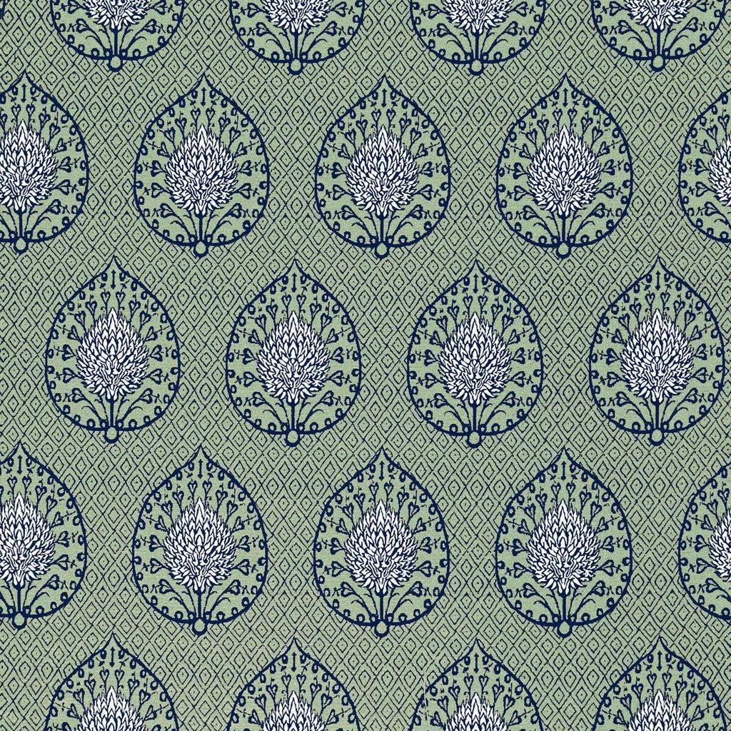 Gaston Y Daniela PALMETA FONDO VERDE Upholstery Fabric