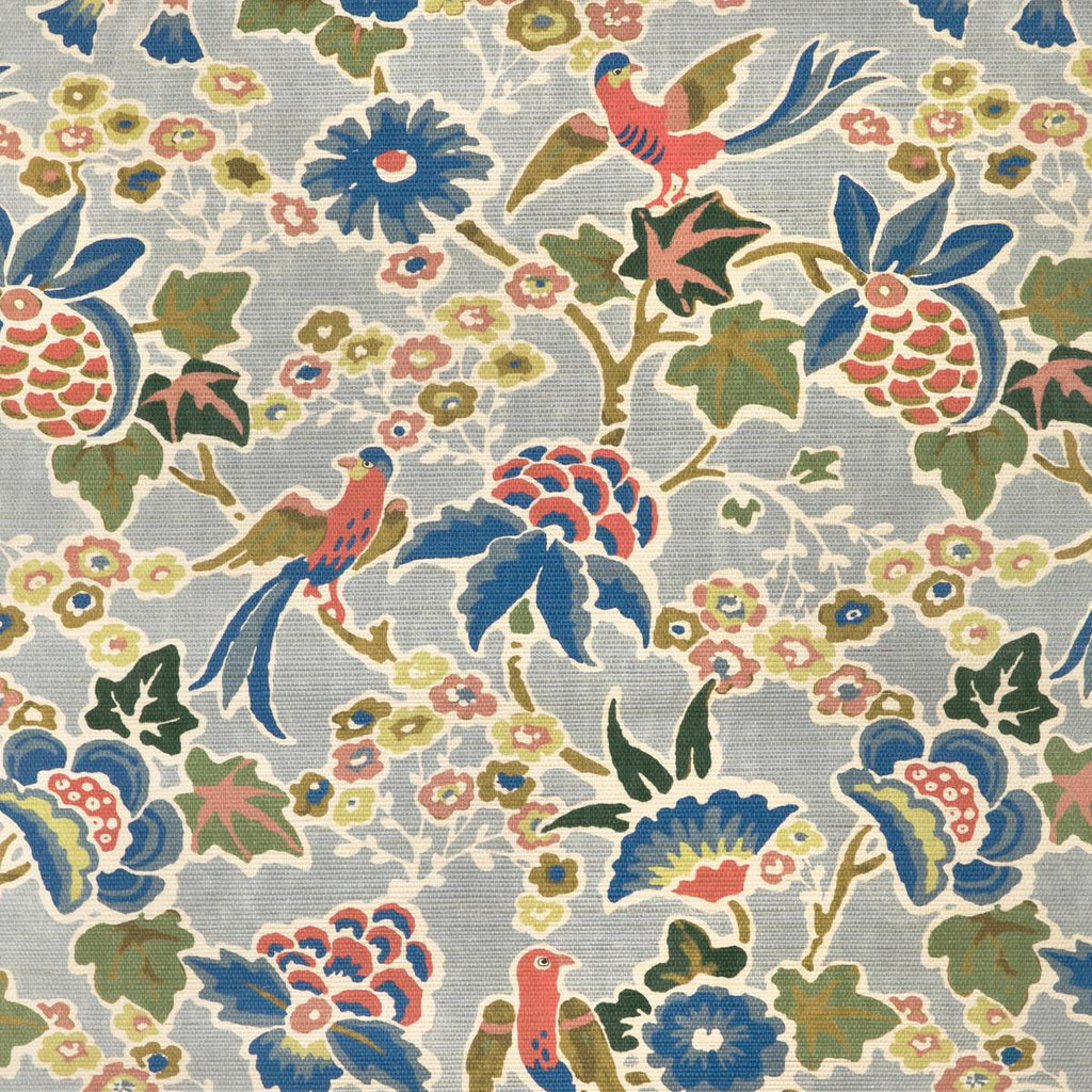 Lee Jofa POSY PAPER BLUE/MULTI Wallpaper