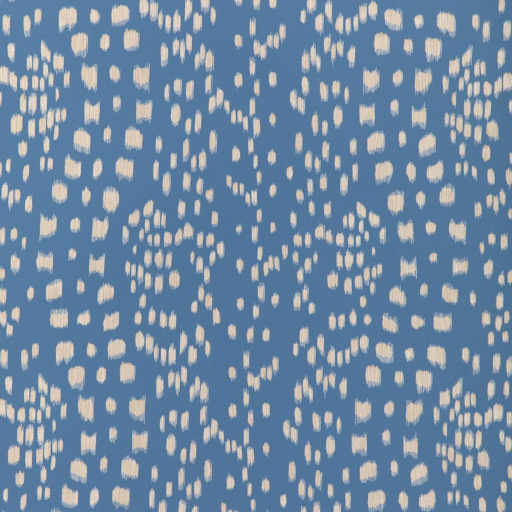 Brunschwig & Fils LES TOUCHES REVERSE BLUE Wallpaper