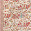 Brunschwig & Fils Shalimar Berry/Sand Wallpaper