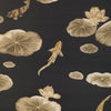 Kravet Lotus Pond Wp Noir Wallpaper