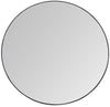 Cfc Argie Round Mirror, Distressed Black