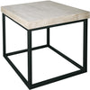 Cfc Marin Side Table, Rl Top, Distressed Black, Distressed Gray Wash