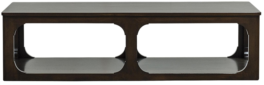 CFC Gimso Coffee Table, Alder, Distressed Dark Brown/Black