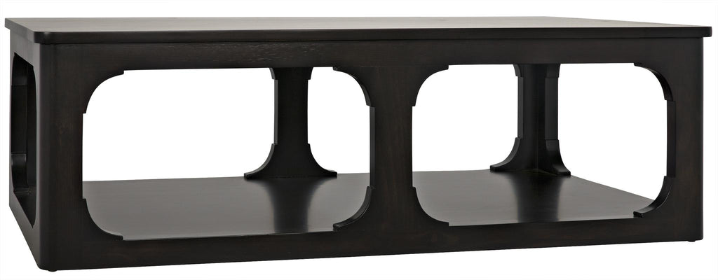 CFC Gimso Coffee Table, Small, Alder, Distressed Dark Brown/Black