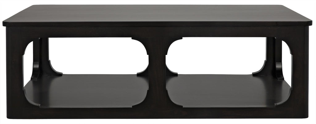 CFC Gimso Coffee Table, Small, Alder, Distressed Dark Brown/Black