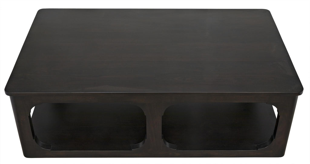 CFC Gimso Coffee Table, Small, Alder, Distressed Dark Brown/Black